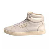 Dolce & Gabbana White London Logo High Top Sneakers Shoes