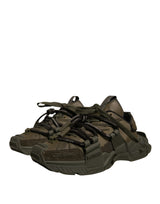 Dolce & Gabbana Military Green Space Low Top Sneakers Shoes