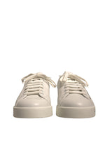 Dolce & Gabbana White Blue Logo Portofino Sneakers Shoes