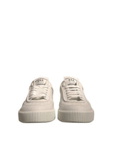 Dolce & Gabbana White Miami Leather Low Top Sneakers Shoes