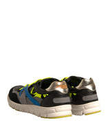 Dolce & Gabbana Multicolor Suede Low Top Sneakers Shoes