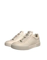 Dolce & Gabbana White Miami Leather Low Top Sneakers Shoes