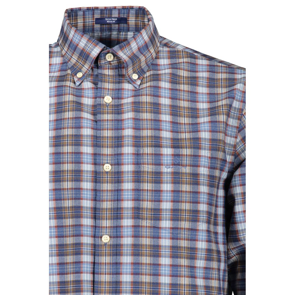 Gant Blue Cotton Men Shirt