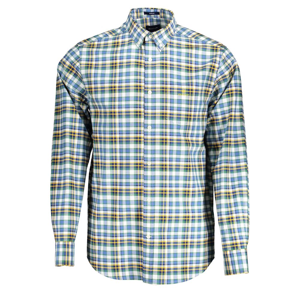 Gant Blue Cotton Mens Shirt