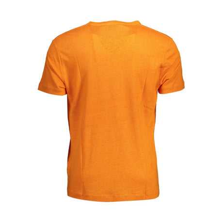 Gant Orange Linen Men T-Shirt