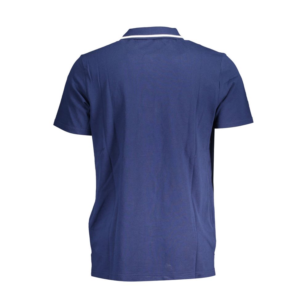 Fila Blue Cotton Men Polo Shirt