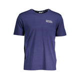 Fila Blue Cotton Men T-Shirt