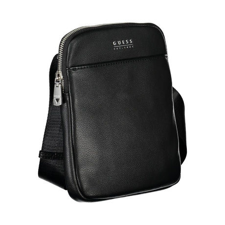 Guess Jeans Sleek Men's Black Shoulder Bag