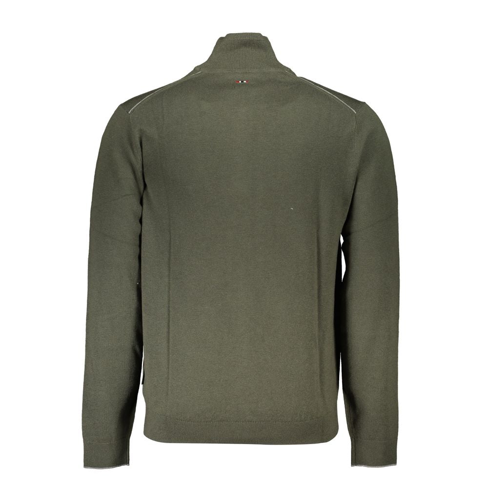 Napapijri Green Fabric Men Sweater