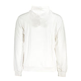 Fila Chic White Cotton Blend Hooded Sweater