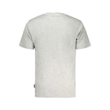 Fila Gray Cotton Men T-Shirt