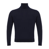 Colombo Blue Cashmere Turtleneck
