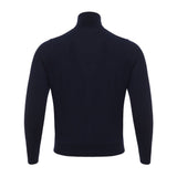 Colombo Blue Cashmere Turtleneck