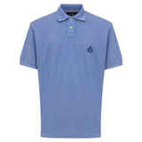 Canali Blue Cotton Polo Shirt