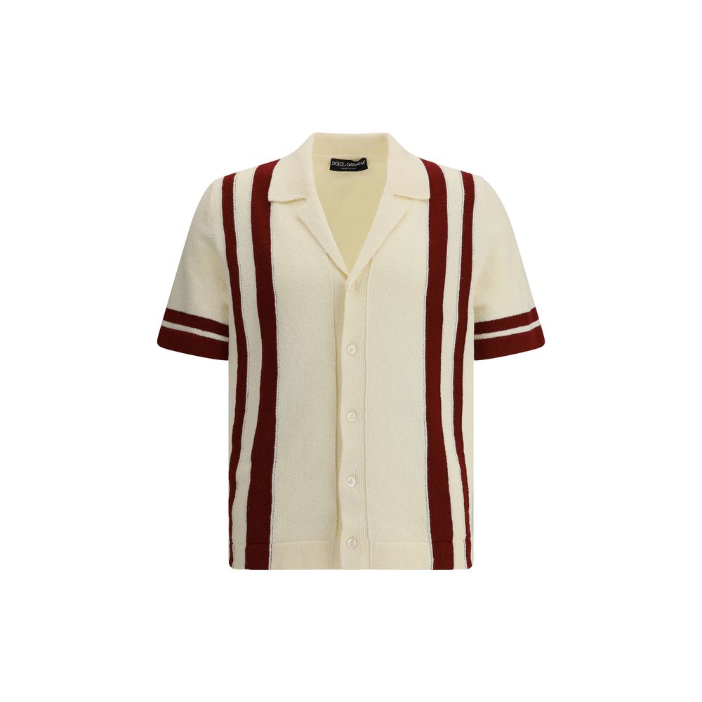 Dolce & Gabbana Knitted bowling shirt