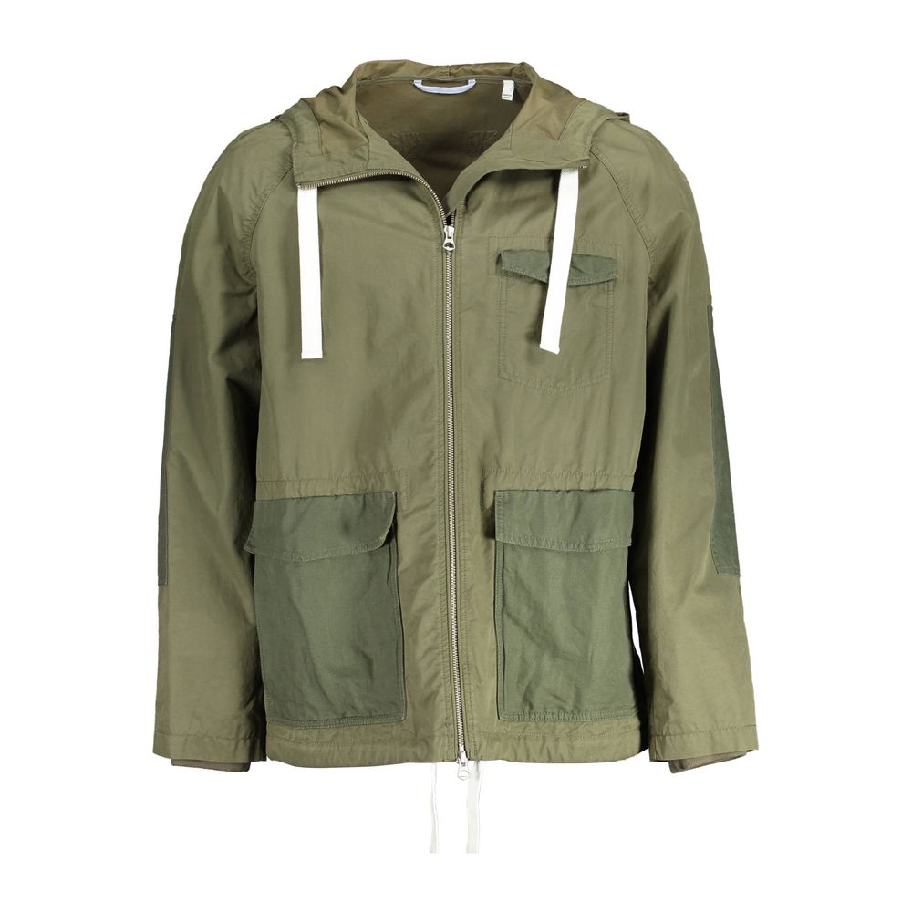 Gant Green Cotton Men Jacket