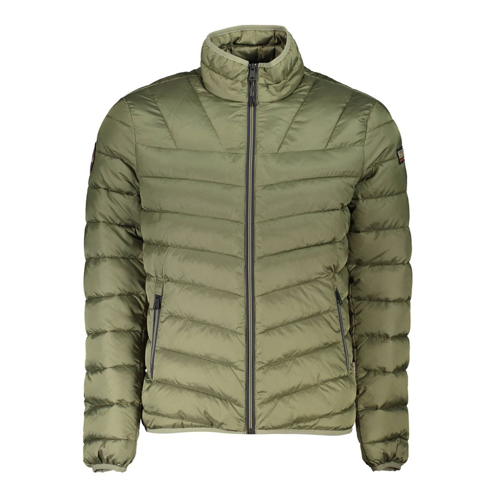 Napapijri Green Polyamide Men Jacket