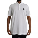 Dolce & Gabbana White Logo Collared Short Sleeve T-shirt