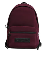 Dolce & Gabbana Burgundy Montreale Tecnico Textile Men Backpack Bag