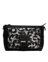 Dolce & Gabbana Multicolor Leopard Jacquard Crossbody Bag