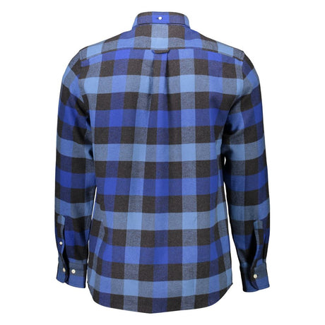 Gant Blue Cotton Men Shirt