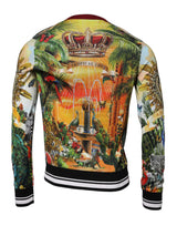 Dolce & Gabbana Multicolor Jungle DG King Pullover Sweater