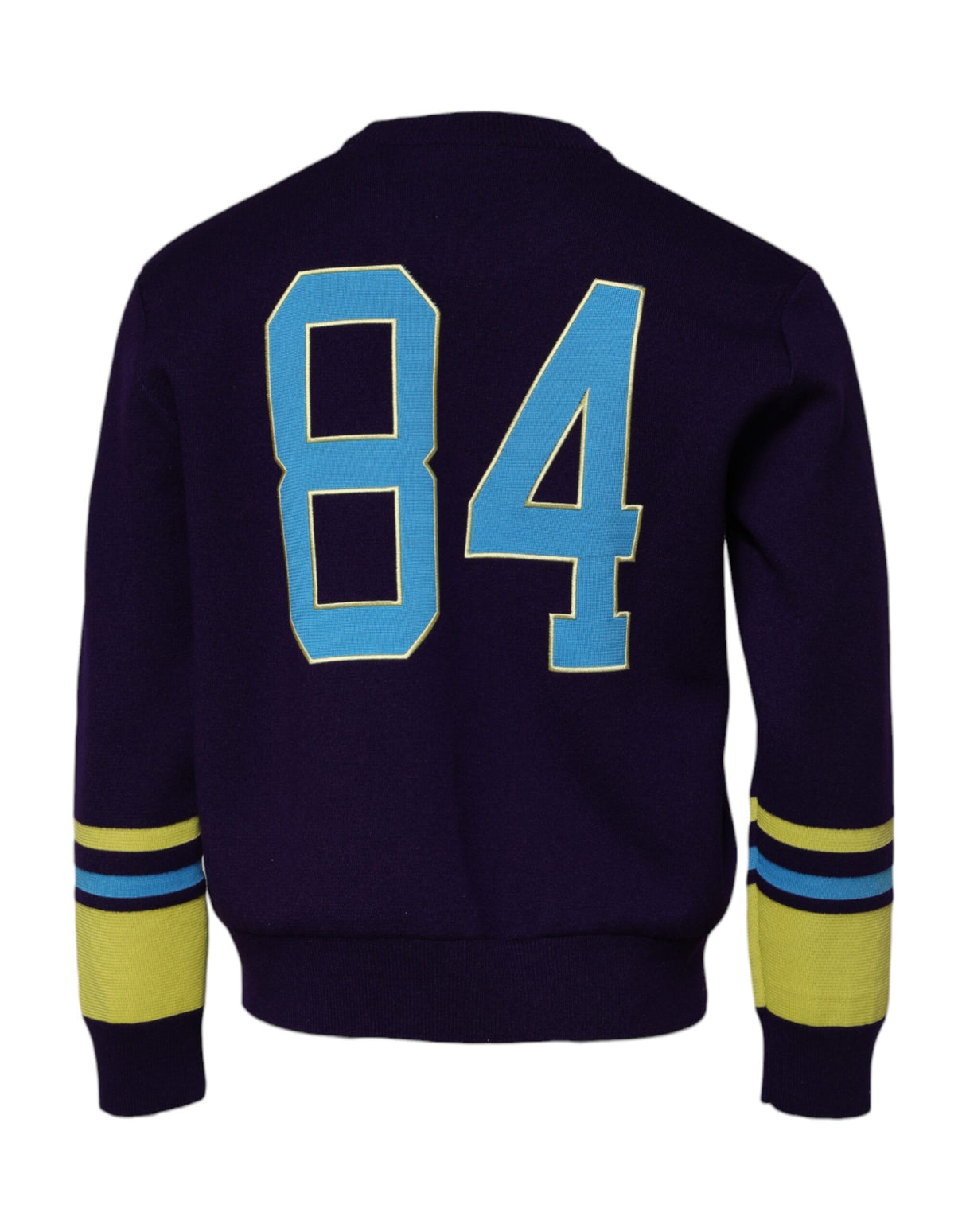 Dolce & Gabbana Blue 1984 Milano CrewNeck Sweatshirt Sweater