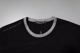 Dolce & Gabbana Black Logo Cotton Crew Neck Men Tee T-shirt