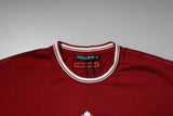 Dolce & Gabbana Red Logo Crown Cotton Crew Neck T-shirt