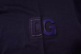 Dolce & Gabbana Navy Blue DG Logo Cotton Crew Neck T-shirt