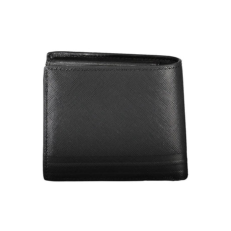 Tommy Hilfiger Black Leather Men Wallet