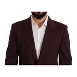 Dolce & Gabbana Purple Cotton Blazer