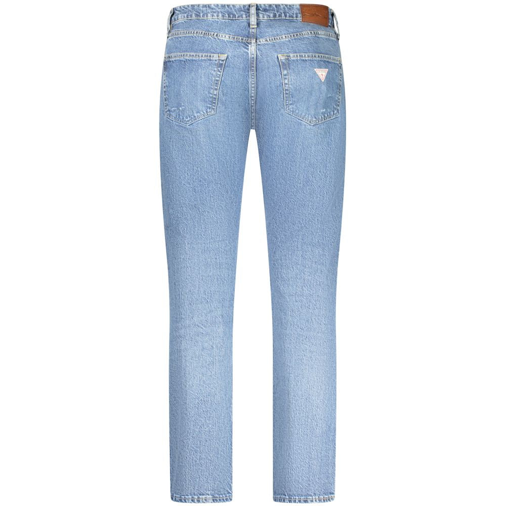 Guess Jeans Blue Cotton Men Jeans