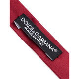 Dolce & Gabbana Red Silk Ties & Bowty