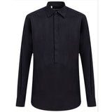 Dolce & Gabbana Navy Blue Cotton Shirt