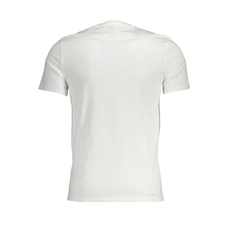 Guess Jeans White Cotton Men T-Shirt