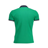 La Martina Green Cotton Men Polo Shirt