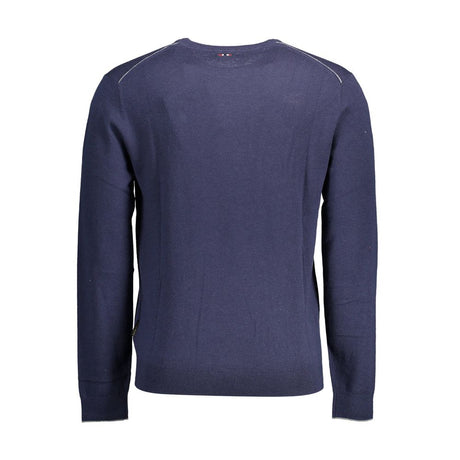 Napapijri Blue Wool Men Sweater