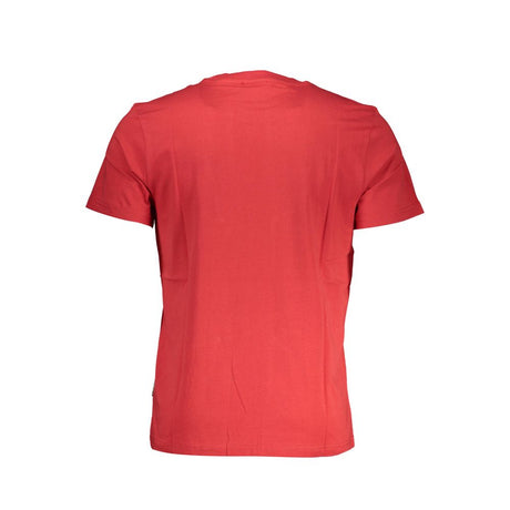 Napapijri Red Cotton Men T-Shirt