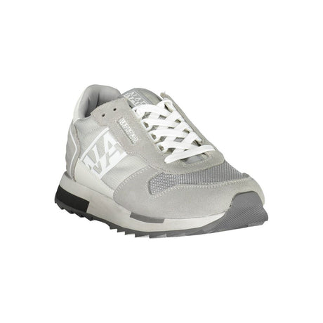 Napapijri Gray Polyester Men Sneaker