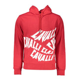 Cavalli Class Red Cotton Men Sweater