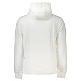 Cavalli Class White Cotton Men Sweatshirt