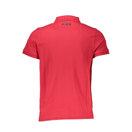 Cavalli Class Red Cotton Men Polo Shirt