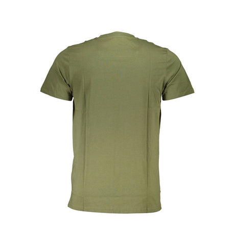 Cavalli Class Green Cotton T-Shirt