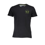 La Martina Elegant Crew Neck Embroidered Tee