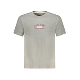 Guess Jeans Gray Cotton Men T-Shirt