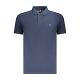 Timberland Blue Cotton Men Polo Shirt