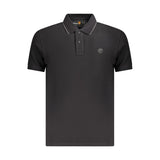 Timberland Black Cotton Polo Shirt