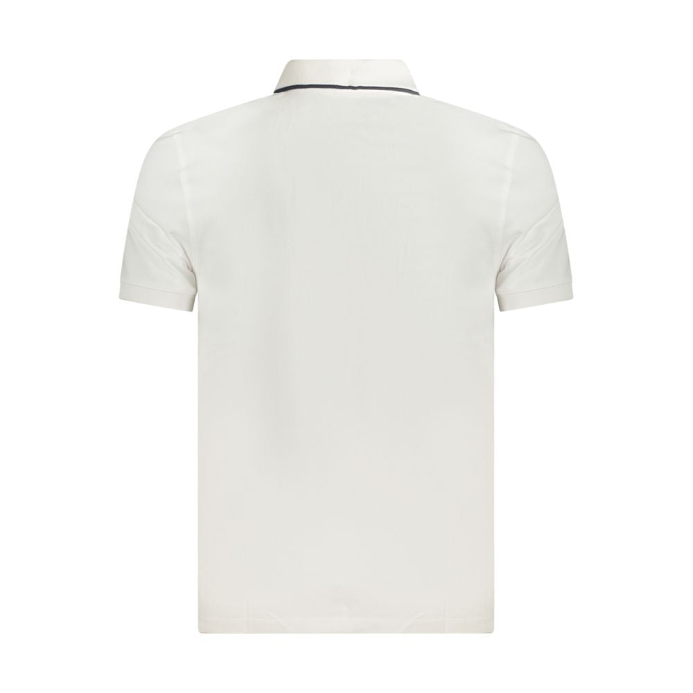 Timberland White Cotton Polo Shirt