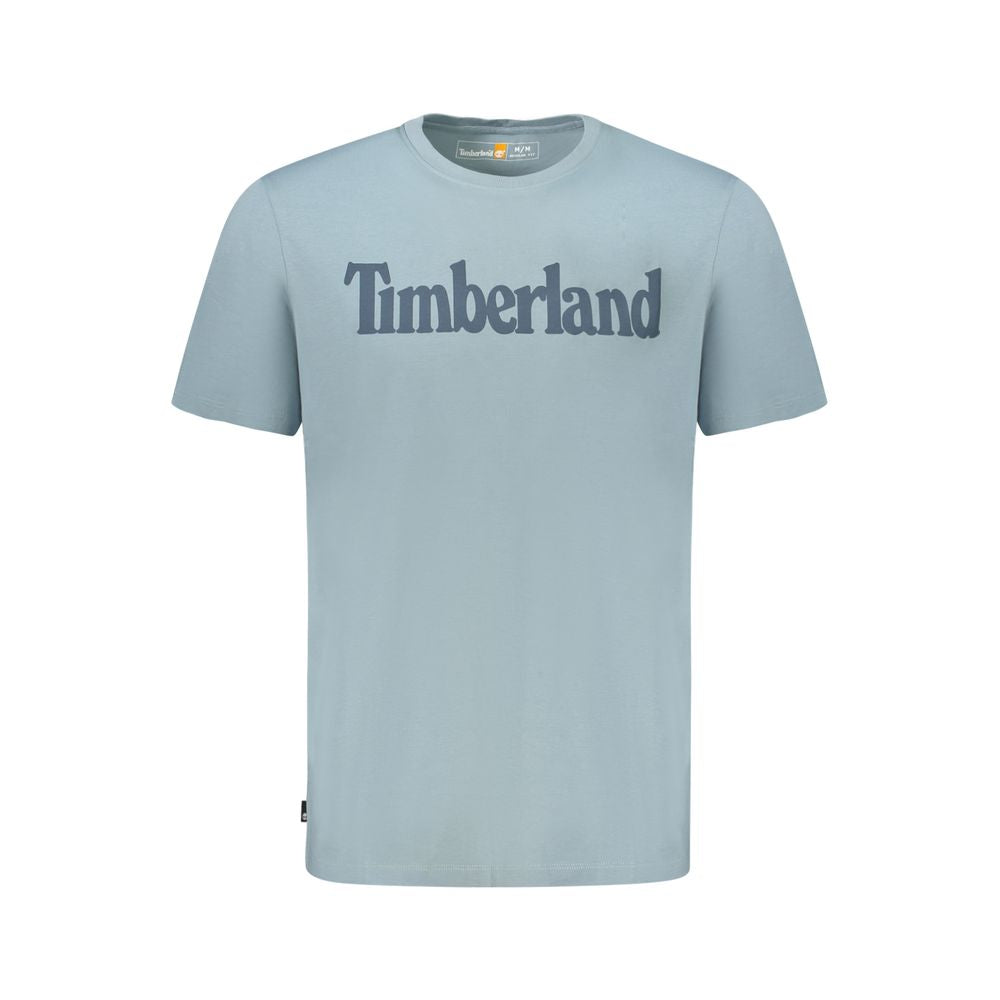 Timberland Light Blue Cotton T-Shirt